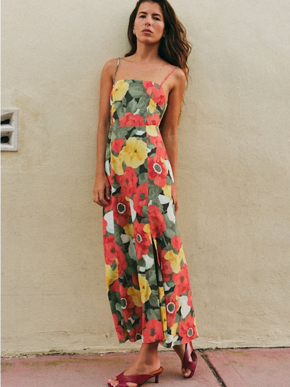 NWT Sezane Melina Dress in Azalea Print